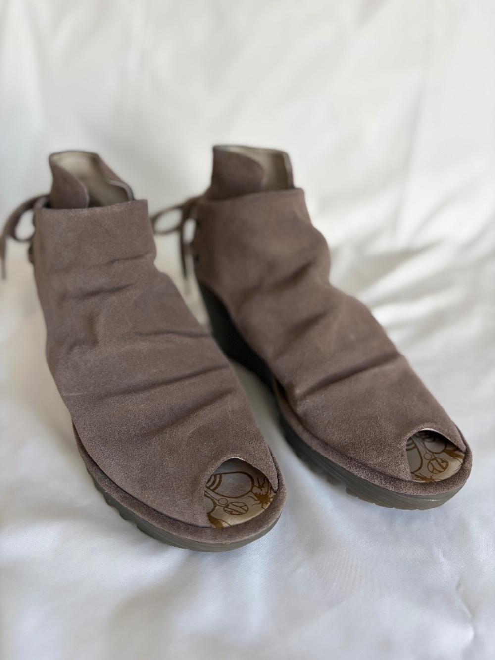 Fly London Leather Wedge
